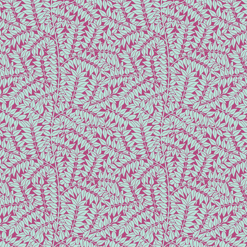 Kaffe x Morris & Co - Branches - Magenta