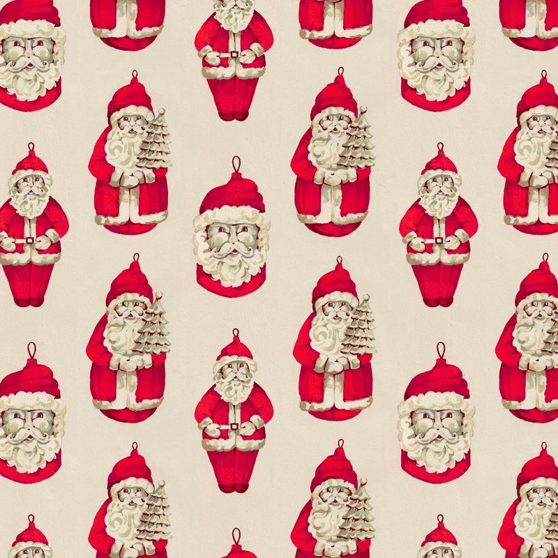Holly Day - Santas - Ivory