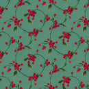 Holly Day - Scroll - Green