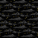 Moonlit Mischief - Eerie Night Forest - Black