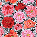 Kaffe August 2023 - Brocade Peony - Crimson