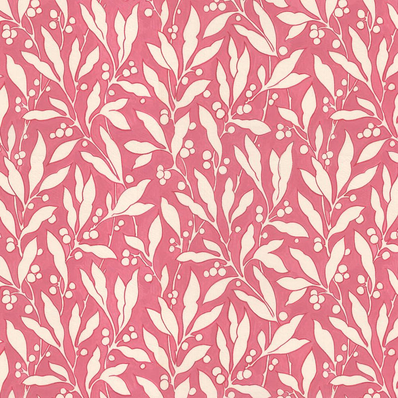 Cottage Garden - Leaf and Berry - Pink