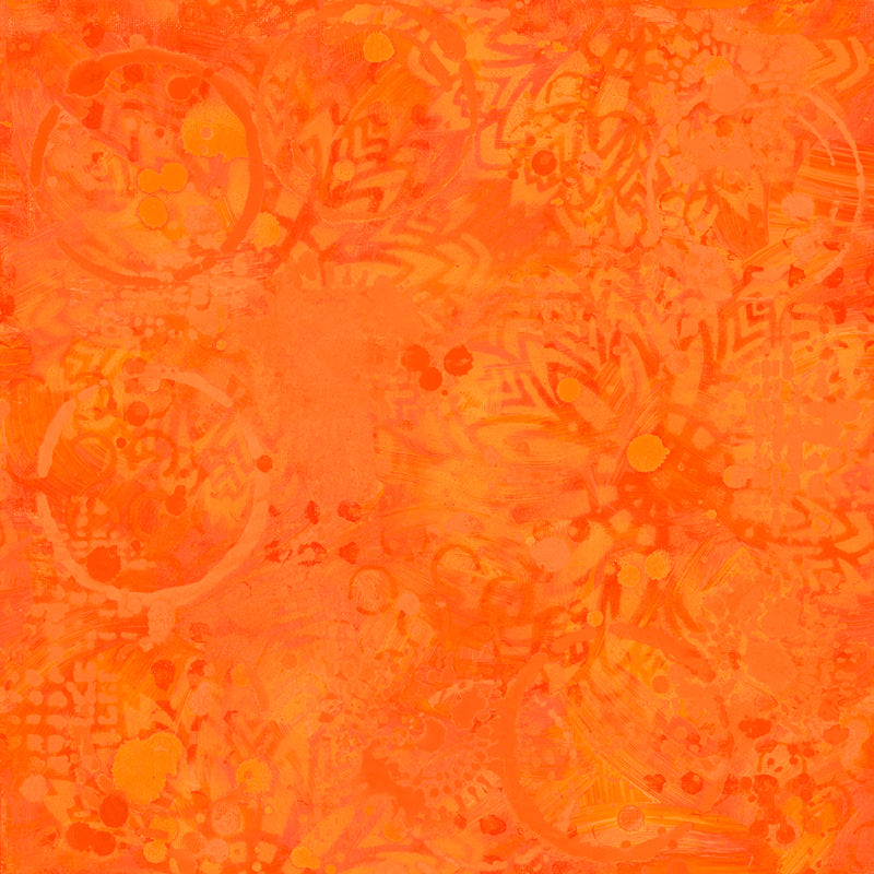 Textures - Tonal Graffiti - Orange
