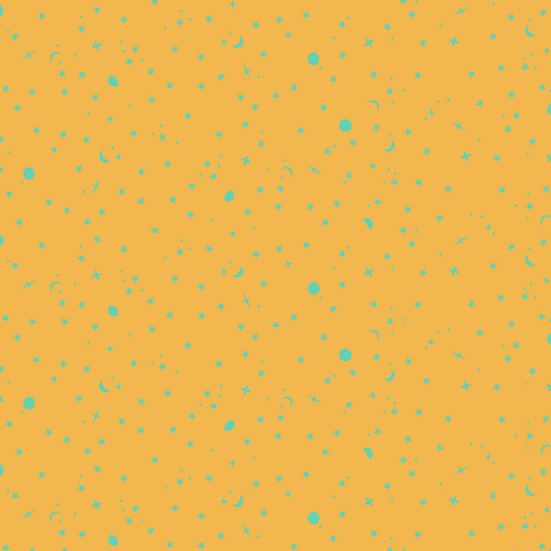 Tula Pink True Colors - Space Sprinkles - Papaya