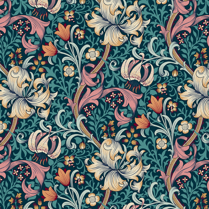 Red House - Golden Lily - Teal