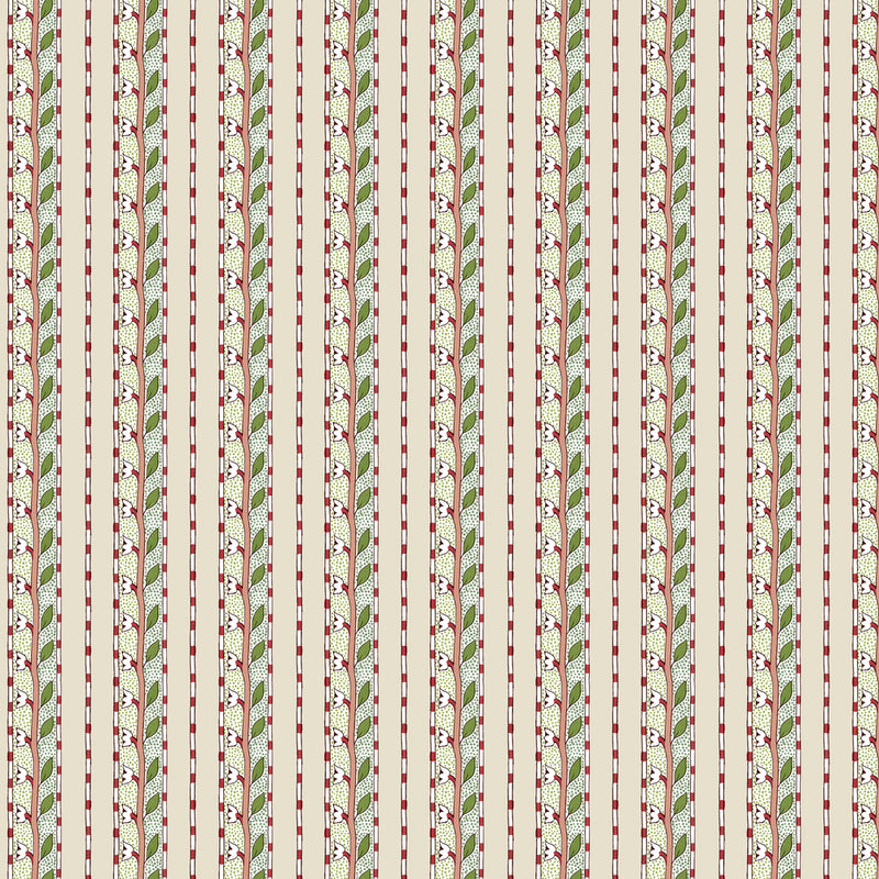 Bedford Park - Daffodil Stripe - Ivory