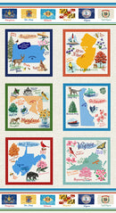 All Mid-Atlantic Shop Hop - Panel - Cream