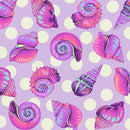 Floral Reef wide - Big Shelly - Ultraviolet