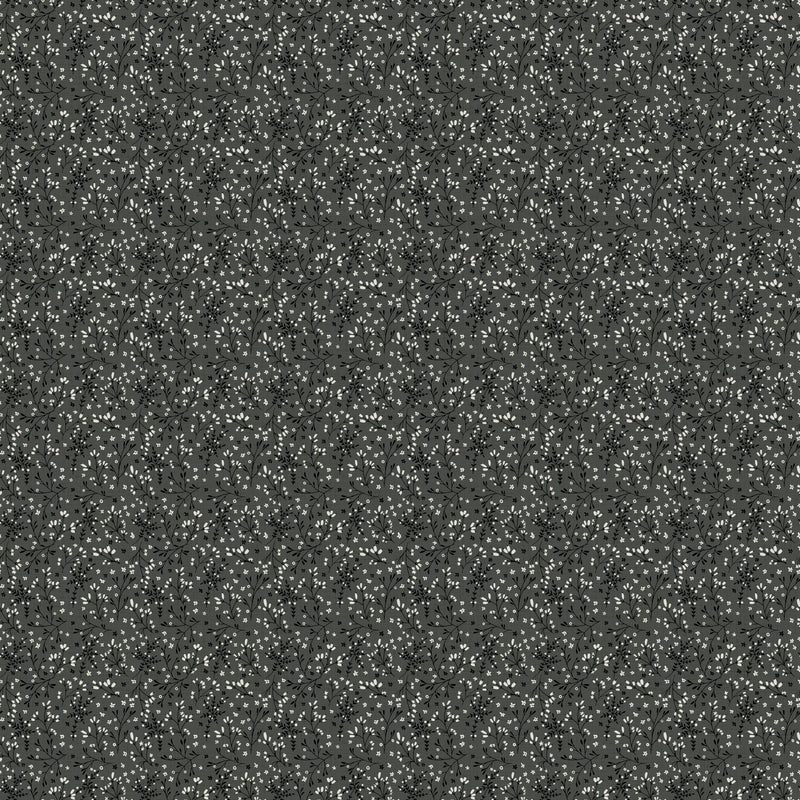 Grassland - Ditsy Floral - Grey