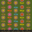 Catnap Canvas - Daisy Stripe - Sarah Green