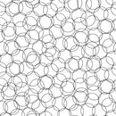 Salt & Pepper II - Interlocking Circles - White