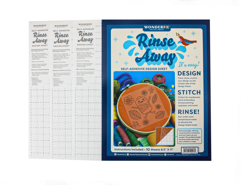 Rinse Away Design Sheets