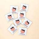 Minki Kim Woven Labels - Peach Berry