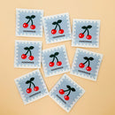 Minki Kim Woven Labels - Cherry Blue