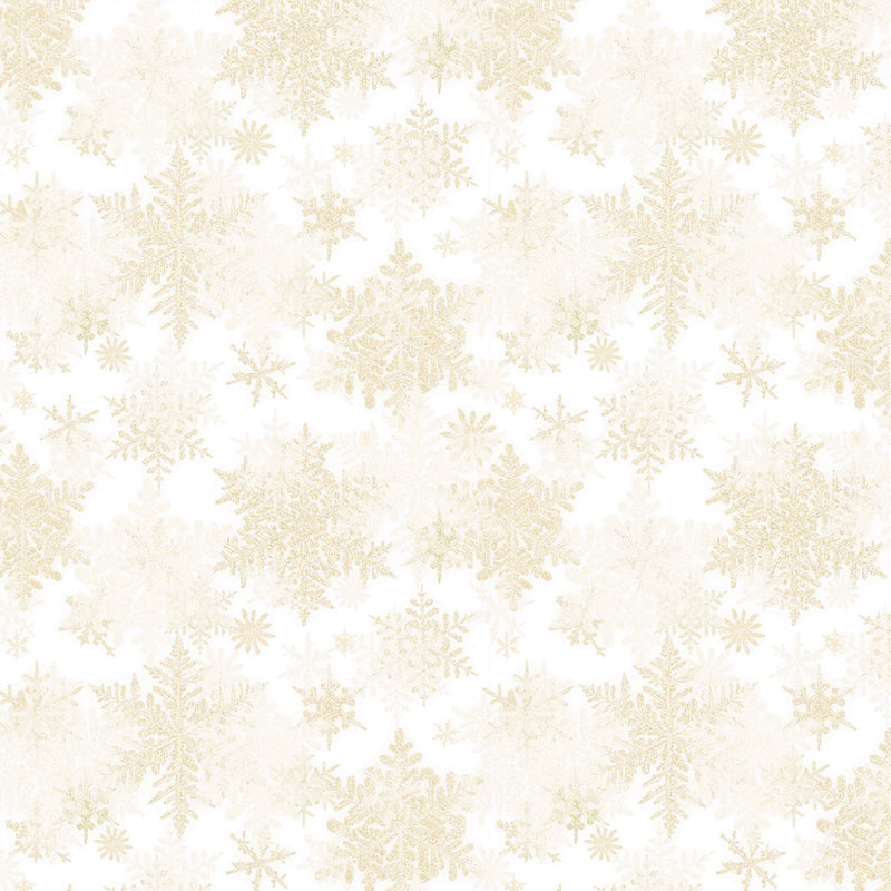 Snowfall - Layered Snowflakes - Cream