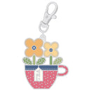 Happy Teacup Happy Charm/Zipper Pull