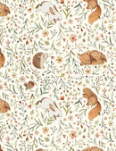 Little Forest - Animal Floral - Cream