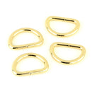 3/4" D-Rings - Gold