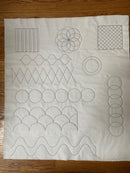 Free Motion Quilting Using Rulers