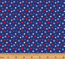 All Mid-Atlantic Shop Hop 2025 - Patriotic Stars - Navy