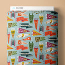 Touchdowns & Tailwags - Vintage Victory - Blue/Multi