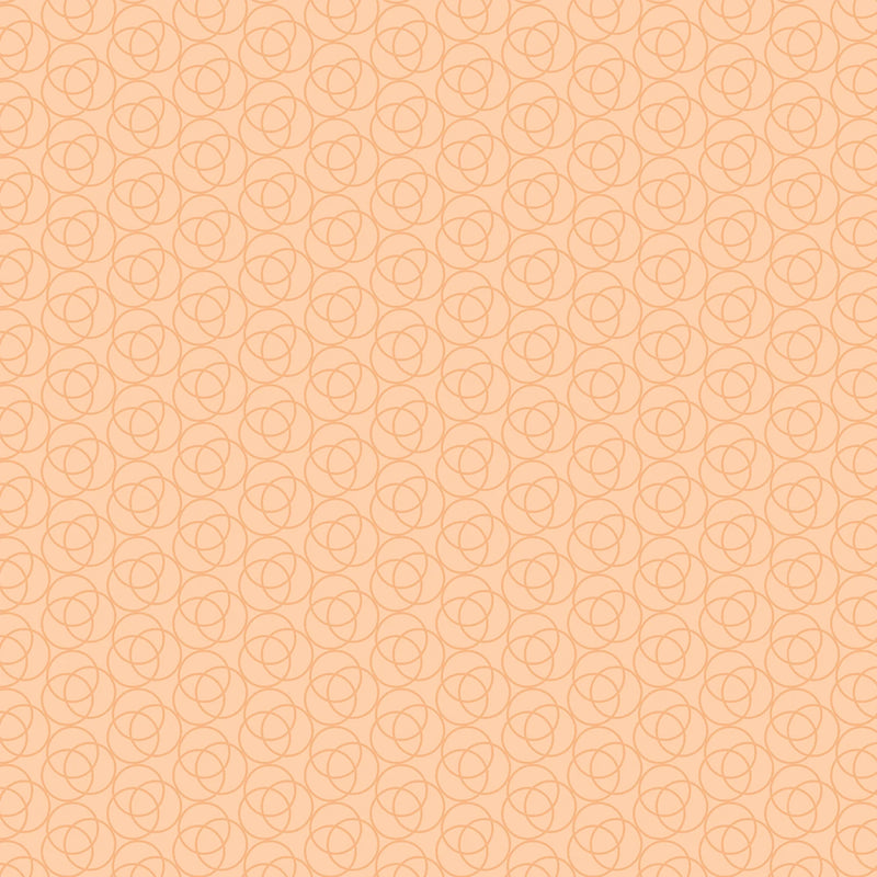 Whimsy II - Overlapping Rings - Peach