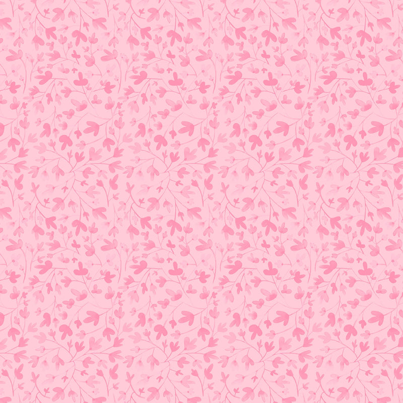 Whimsy II - Tonal Vines - Pink