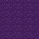 Whimsy II - Tossed Sprigs - Purple