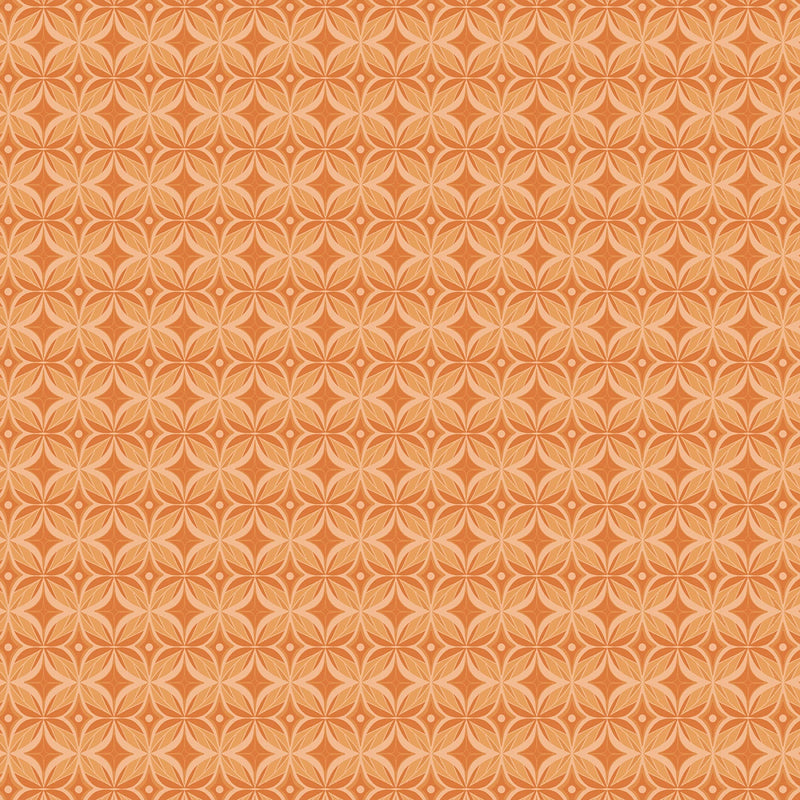 Whimsy II - Kaleidoscope Geo - Orange