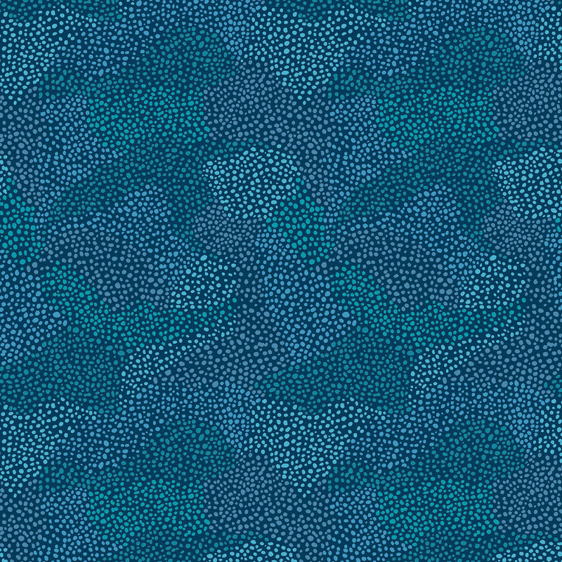 Whimsy II - Tonal Spots - Blue