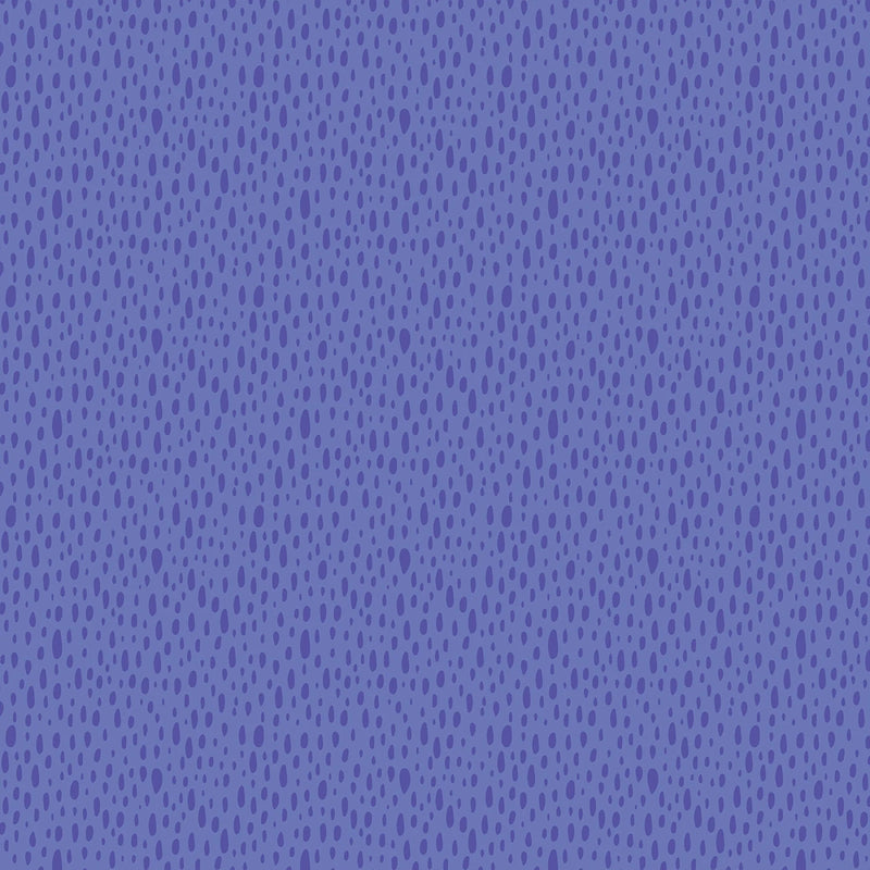 Whimsy II - Rain Drops - Blue Violet
