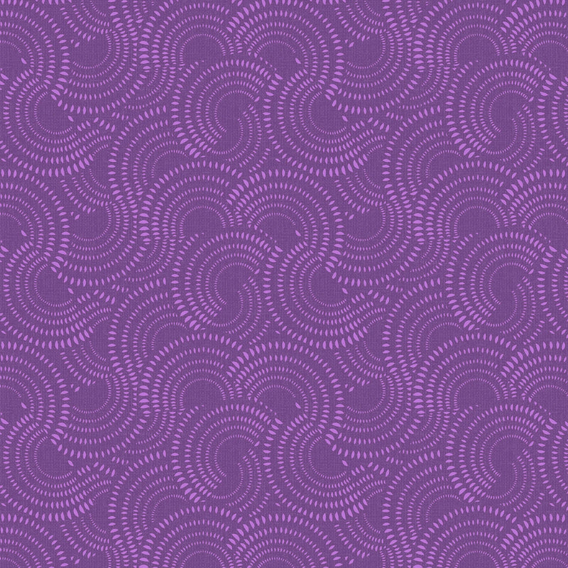 Whimsy II - Allover Suns - Purple