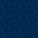 Whimsy 2 - Allover Suns - Dark Blue