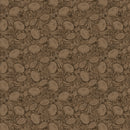 Whimsy 2 - Packed Tonal Floral - Brown