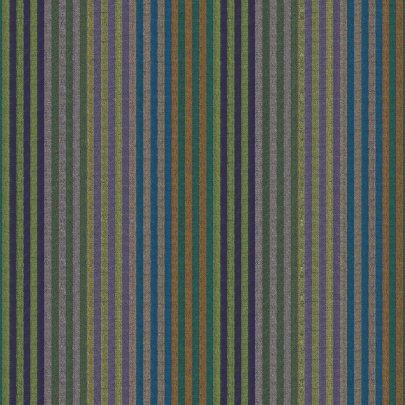 Shot Cotton Stripe - Caterpillar Stripe - Dark