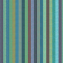 Shot Cotton Stripe - Broad Stripe - Azure