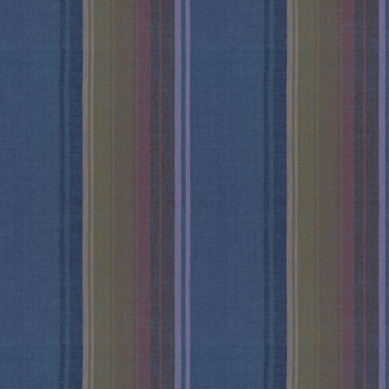 Shot Cotton Stripe - Exotic Stripe - Denim