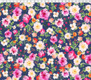 Flourish - Rose Garden - Light Navy