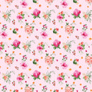 Flourish - Tossed Floral - Light Pink
