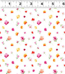 Flourish - Ditsy Floral - White