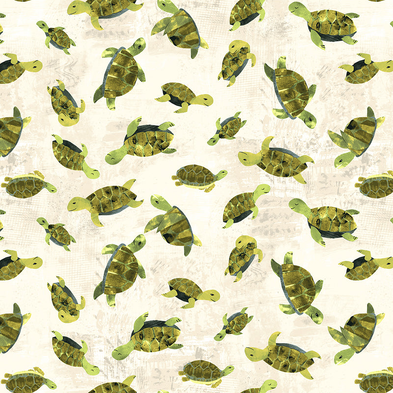 Summer Splash - Turtles - Light Butter