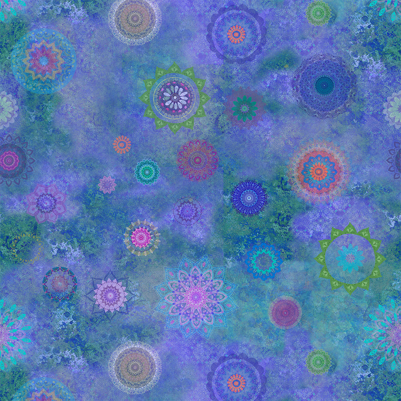 Lily Pond - Mandalas - Periwinkle