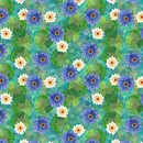 Lily Pond - Mixed Lilies - Teal