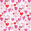 Love Matters - Mixed Hearts - White