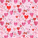 Love Matters - Mixed Hearts - Light Pink