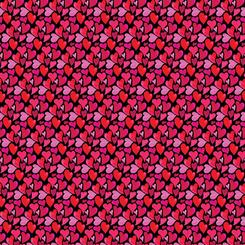 Love Matters - Curvy Hearts - Black