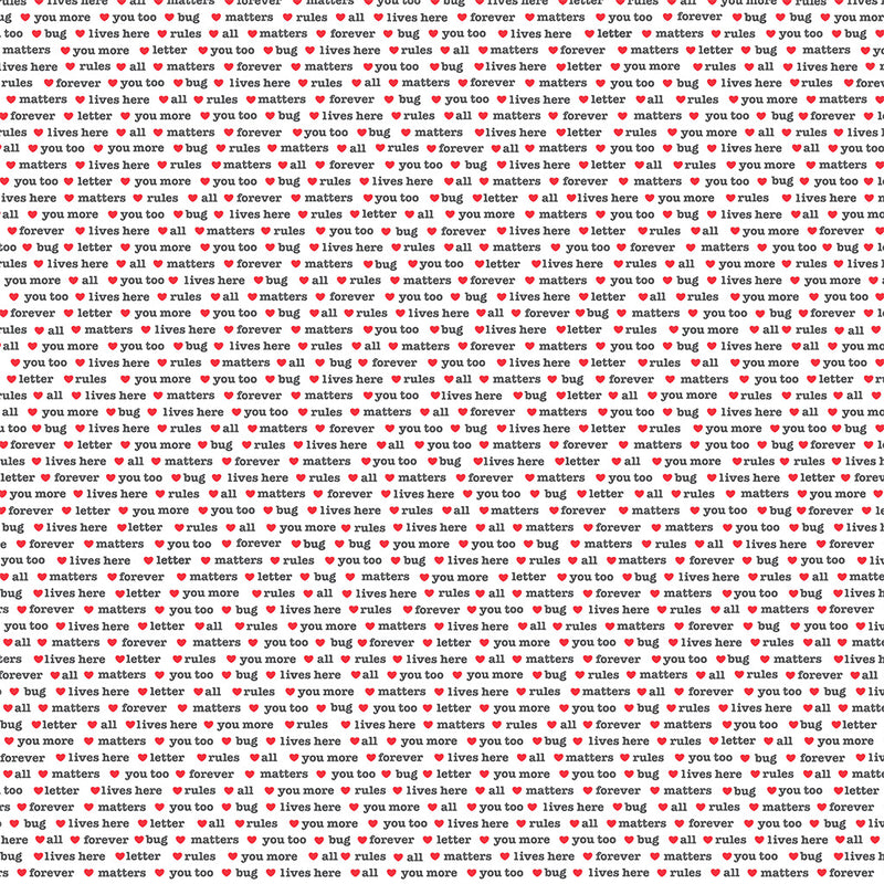 Love Matters - Words - White