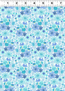 Spring Cheer - Small Floral - Blue