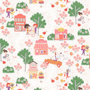 Shop Hop - Toile - Pale Pink