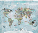 Our World - 36" Map Panel - Multi